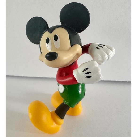 Disney Mickey and Minnie Mouse Figurine Set 2 1/4" Holiday Christmas Decor - Picture 5 of 7